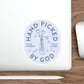 Hand Picked Die-Cut Sticker Blue